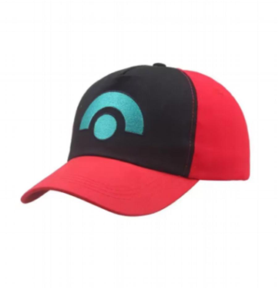 Cosplay Baseball Cap Anime Pokemon Figure Peaked Cap Ash Ketchum Letter C Cotton Embroidery Adjustable Hat Gifts Children Adult