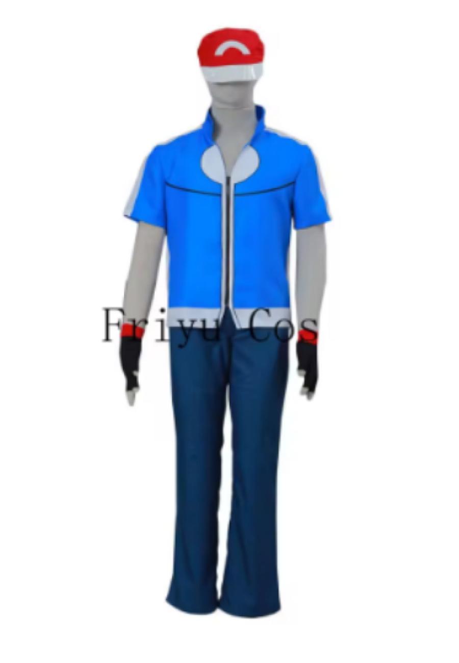 Ash Ketchum Cosplay Costume Carnival Halloween Christmas New Year Party Adult kid Costume
